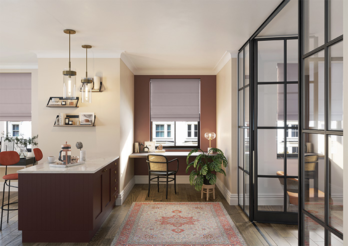 Ascot, Lavender - Motorised Roman Blind - Image 8